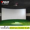 Fornecimento direto da fábrica PGM cortina para simulador de golfe interno tecido de impacto tecido alvo tecido de projeção