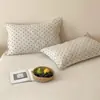 Fundas de Almohada Cómodas de Algodón Estilo Coreano, un Par para Uso en Casa, Funda para Almohada Individual de Adulto, Algodón Puro, 48X74, Dos Piezas