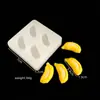Pinza de Nariz Pequeña Bola de Helado Plátano Sándwich Arcoíris Crema Flor Queso Pinza de Queso Molde de Silicona
