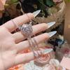 Juego de Joyería de Camelia Estilo Hada Súper Pequeño Fragante Camelia Lujo Ligero Nicho Diseño de Alta Gama Sentido Rosa Joyería de Mano