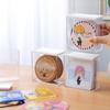 Caja de almacenamiento Inomata importada de Japón, caja a prueba de polvo de la marca Li, caja para exhibir tarjetas, insignias y tarjetas adhesivas, gabinete pequeño para documentos.