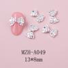 Joyería de Uñas de Lazo de Aleación Nueva Transfronteriza DIY Usar Armadura Hueca Accesorios Pequeños Joyería de Diamantes para Uñas