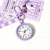 Recomendado por el Maestro Examen Especial Reloj de Bolsillo para Estudiante Mochila Reloj Colgante de Moda Llavero Mini Portátil Reloj Colgante