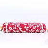 Almohada Cilíndrica de Ajenjo, Almohada Cervical tipo Caramelo, Almohada con Soporte Cervical Desmontable, Almohada de Ajenjo de Tela Gruesa con Patrón Floral, Almohada de Moxibustión, Almohada para Hombros y Cuello