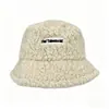 Sombrero de Pescador Cálido Estilo Coreano Otoño e Invierno, Sombrero de Cubo Casual Japonés para Parejas, Sombrero Simple y Versátil para el Uso Diario de Mujeres
