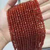 Piedra natural de 6 mm con corte de fútbol, cuentas sueltas con ángulo de corte de 64 lados, ágata de cristal natural, accesorios de bricolaje semiacabados