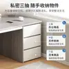 Mesa de Computador de Mesa, Mesa para Home Office, Design Moderno Simples com Três Gavetas, Mesa de Quarto, Mesa de Estudo e Escrita para Estudantes