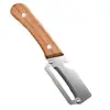 Nuevo Modelo de Cuchillo Pelador Multifuncional con Mango de Madera, Cuchillo de Acero Inoxidable para Pelar Caña de Azúcar, Pelador de Cocina para Pelar Calabaza y Lechuga