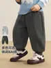 Pantalones de Forro Polar Kaka Panda para Niños Pantalones Deportivos Cálidos Ropa de Invierno para Bebé Pantalones Largos de Invierno para Niñas Pantalones para Bebés y Niños