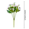 Venda Quente Transfronteiriça alta qualidade Flor Artificial Camomila Margarida Decoração de Casa Flor Artificial Arranjo de Flores Artificiais