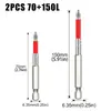Conjunto S2 Vermelho Pontas de Chave de Fenda Phillips Magnéticas Fortes Alto Torque Antiderrapantes Cabeças de Chave de Fenda Universais Resistentes ao Desgaste