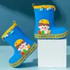 Botas de lluvia creativas DIY para niños niñas niños nuevo jardín de infantes bebé zapatos impermeables botas de lluvia antideslizantes para niños