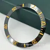 Accesorios para Relojes y Bisel GMT Caja de Reloj con Bisel Cerámico Digital, Diámetro Exterior 38 mm, Diámetro Interior 30.8 mm, Modelo de Reloj de Moda