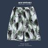 Shorts de Playa Hawaianos Verano Florales de Playa Vacaciones de Playa Versátiles de Moda Secado Rápido Estilo Pareja