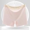 Leggings Finos Transpirables de Seda de Hielo de Verano para Mujer Ropa Interior Sin Costuras Boxer Anti-Exposición Pantalones de Seguridad Entrepierna de Algodón Puro de Cuatro Esquinas