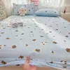 Sábana bajera de algodón suave y esponjoso Clase A para dormitorios de estudiantes, casas de alquiler, camas individuales o dobles, protector de colchón
