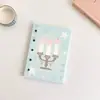Álbum de Cartões Estrela Coloridos Estilo Ins de Alto Valor Magnético com Folhas Soltas Armazenamento para Cartões Pequenos de 3 polegadas Adesivos Polaroid Livro de Armazenamento