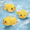 Brinquedos de Banho para Bebê Pato Pequeno Brinquedo Desenho Animado Crianças Bebê Tartaruga Brincadeira na Água Corda Menina Menino Brincadeira na Água