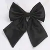 Jk Cuello Fino de Ángulo Plano en Punta Estilo Japonés para Mujer Corbata de Lazo Floral Color Sólido Formal Profesional Camisa de Banco Lazo Sensación de Alta Gama