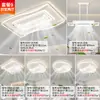 Lámpara ventilador para sala de estar, nuevo modelo 2026 iluminación Zhongshan, luz principal de gran tamaño para toda la casa, luz de techo de espectro completo para dormitorio