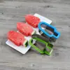 Ferramenta para sorvete de melancia bloco cortador formato picolé formato picolé divisor de fatia de melancia prato plano de frutas artefato
