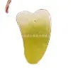 Placa Gua Sha de Jade Espessa para Uso Facial, Especializada para Salões de Beleza, Ferramenta Gua Sha de Jade Transfronteiriça para Área dos Olhos e Raspagem de Meridianos