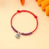 Pulseira Vermelha do Festival do Barco-Dragão Novo Estilo, Pulseira Colorida Trançada do Ano do Cavalo, Pulseira Vermelha Tecida à Mão que Não Desbota, Atacado em Estoque