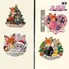 Zootopia 2 Pegatinas Magnéticas para Refrigerador Decoración del Hogar Judy y Nick Pareja Decoración Conmemorativa Navideña de Alto Valor Colección