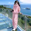 Procesamiento Personalización 2026 Primavera/Otoño Nuevo Estilo Temperamento Moda Versátil Suelto Chaqueta Cortavientos Pantalones Jogger Casual para Mujer