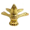 Protectores de esquina metálicos transfronterizos, escuadras de esquina de aleación de zinc, accesorios de ferretería para cajas de almacenamiento de madera, pies estilo chino antiguo de bronce