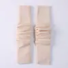 Polainas de punto acanalado para mujer, adelgazantes, elásticas, hasta la rodilla, largas, cálidas, versátiles, adecuadas para otoño e invierno, perfectas para combinar con botas
