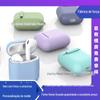 Fone de ouvido de silicone Capa protetora de silicone Apple Huawei Bluetooth Headset Anti-queda Capa protetora de silicone de cor sólida Soft Case