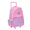 Mochila Escolar Infantil Australiana Smiggle Dibujos Animados Gran Capacidad Multifuncional Mochila con Ruedas Mochila de Arrastre para Estudiante de Primaria
