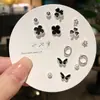 Pendientes Pequeños Chapados en Plata 925 para Estudiantes Mujeres, Sencillos y Delicados, Perfectos para Perforaciones de Oreja, Exquisitos y Lindos, Pendientes Versátiles para Usar Toda la Semana
