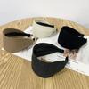 Diadema de ala ancha estilo Yi Mengling para mujer, tejida a la francesa, con presión en la parte superior craneal alta, tarjeta para el cabello, diadema de moda, tocado, accesorios para el cabello