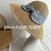 Sombrero de Sol de Talla Grande con Ala Ancha para Mujer con Lazo Sombrero de Protección Solar para Viajes Playa Arena Sombrero de Playa Cubre Rostro Sombrero de Sol de Ala Ancha