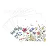 Set de Vajilla Desechable Temática de Flores Silvestres Transfronterizas para Fiestas Familiares y de Amigos, Platos de Papel Desechables