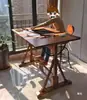 Caballete de Madera para Arte Tablero de Dibujo Escritorio de Diseñador Mesa de Pintura para el Hogar Mesa Sencilla Banco de Trabajo de Estudio de Arte Estudio