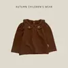 Camiseta de Niña con Cuello Peter Pan Otoño Nueva Llegada Ropa Interior Bordada con Cuello Peter Pan Suave y Esponjosa Moda para Niñas Capa Base