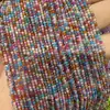 Cuentas sueltas de circón natural facetado más vendidas transfronterizas, cuentas facetadas, accesorios para joyería DIY, pulseras de cuentas, collares