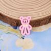 Pvc pegamento suave oso de dibujos animados diy accesorios de joyería material parche plano hecho a mano accesorios de decoración para carcasa de teléfono móvil