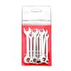 Juego de 10 piezas de llave mini métrica-pulgada de boca abierta de doble propósito, llave de boca abierta de doble extremo de doble propósito, llave de no uso, juego multimesa