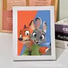 Nova Pintura de Diamante 5D de Desenho Animado Kapibala com Porta-Retrato DIY Brinquedo Educacional Infantil Presente Pintura com Adesivo de Diamante
