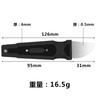 Cuchillo de palanca de material de acero inoxidable mango de plástico negro raspador aplicable para desmontaje de teléfono móvil herramienta de máquina de palanca de reparación y desmontaje de teléfono móvil