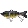 Nuevo Señuelo de Pesca Transfronterizo de 7 Secciones Biónico Multi-Sección 10cm 15.4g Señuelo de Pesca Set de Señuelos Multi-Sección