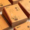 Cadernos de Trabalho em Papel Kraft 18K para Alunos do 1º ao 9º Ano do Ensino Fundamental e Médio: Matemática, Pinyin, Escrita, Chinês, Matemática, Redação, Inglês