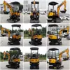Exportación perenne Indonesia excavadora de orugas pequeña arena de río demolición interior excavadora pequeña trituradora
