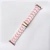 Adecuado para correa de Apple Watch iwatchS 9 876SE nuevo nicho de diseñador acrílico de resina color caramelo