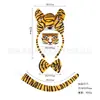 Accesorios de Disfraz de Rendimiento Animal Diadema de Animales de Dibujos Animados Diadema Estéreo Diadema Halloween Traje de Tigre