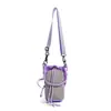 Bolsa para Botella de Agua con Cordón de Contraste de Color 2026, Bolso Cruzado Único y Elegante para Exteriores para Acampar y Senderismo, Moderno Bolso para Guardar el Teléfono